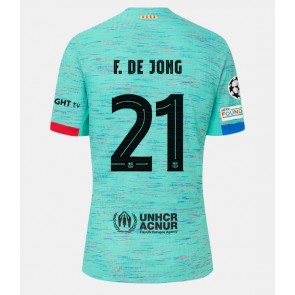 Barcelona Frenkie de Jong #21 Rezervni Dres 2023-24 Kratak Rukavima